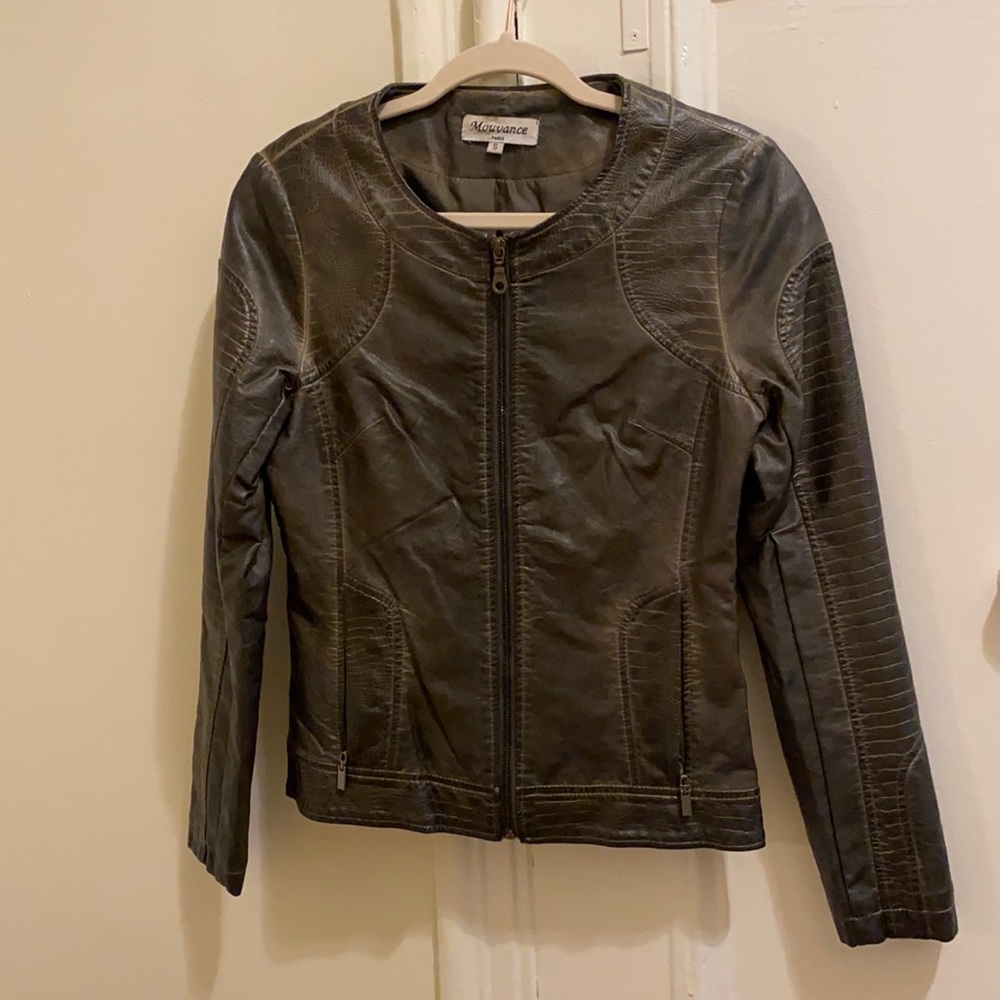 Dark Brown Leather Jacket